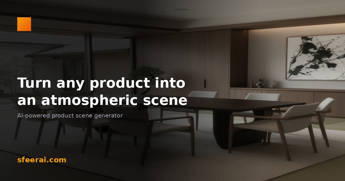 Product Using Scene Sfeer — AI Product Scene Generator